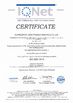 Chine Guangzhou JASU Precision Machinery Co., LTD certifications